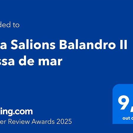 Апартаменти Cala Salions Balandro II Tossa De Mar Канет-де-Мар Екстер'єр фото